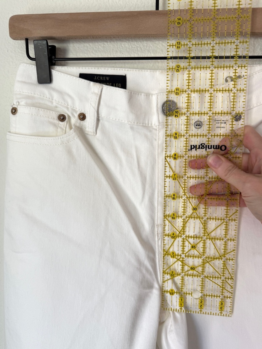 J. Crew White Rayner Wide-Leg High-Rise Jeans - 27 - BNWOT - Picture 8 of 8